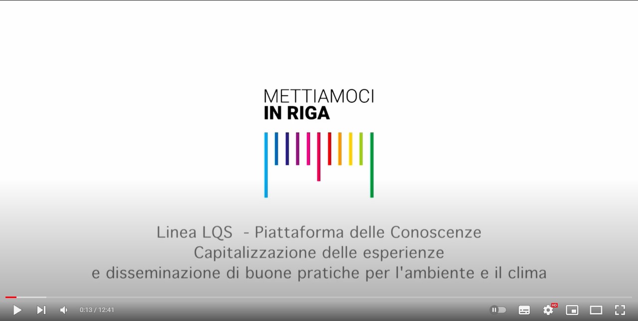 Immagine descrittiva di Mettiamoci in RIGA: un video racconta l’Italia delle buone pratiche per l’Ambiente e il Clima